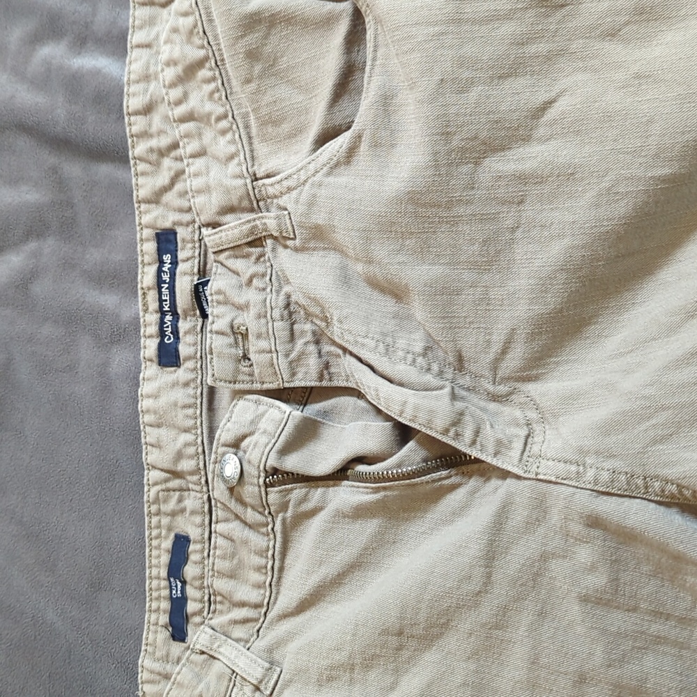 Calvin Klein straight leg jeans, 38/30